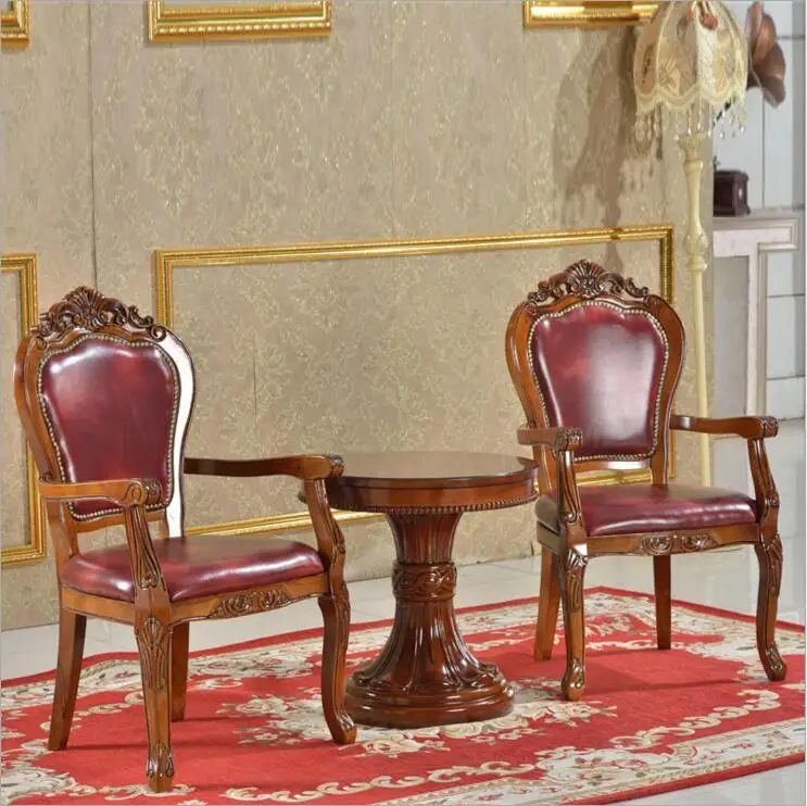 

high quality European modern dinner Luxury leather chair o1193