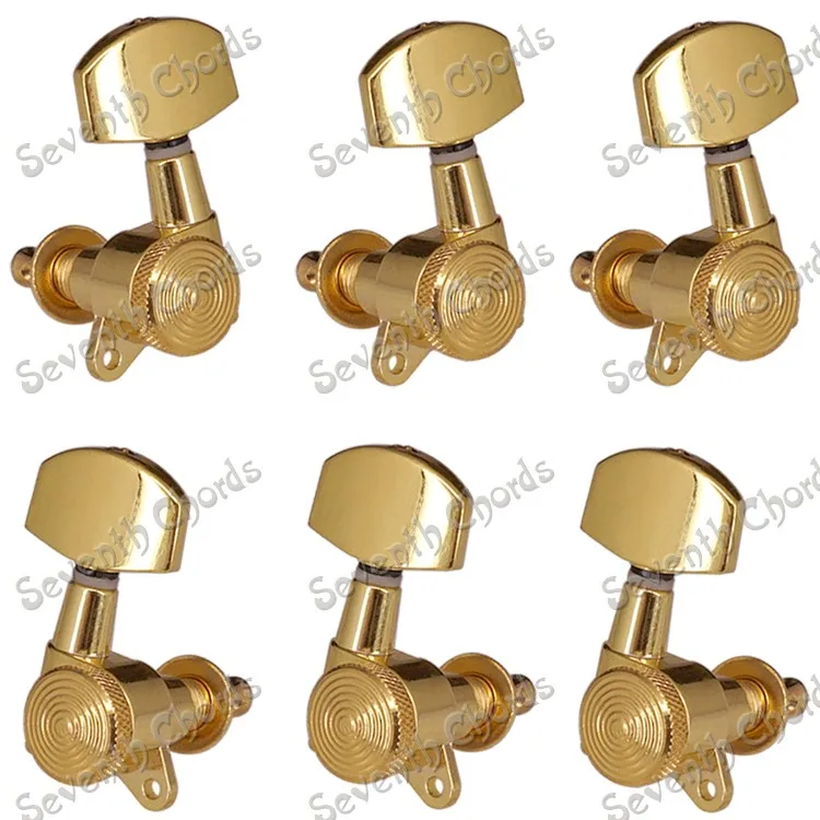 A Set 6 Pcs Gold Acoustic Electric Guitar Lock Schaller Style Locked