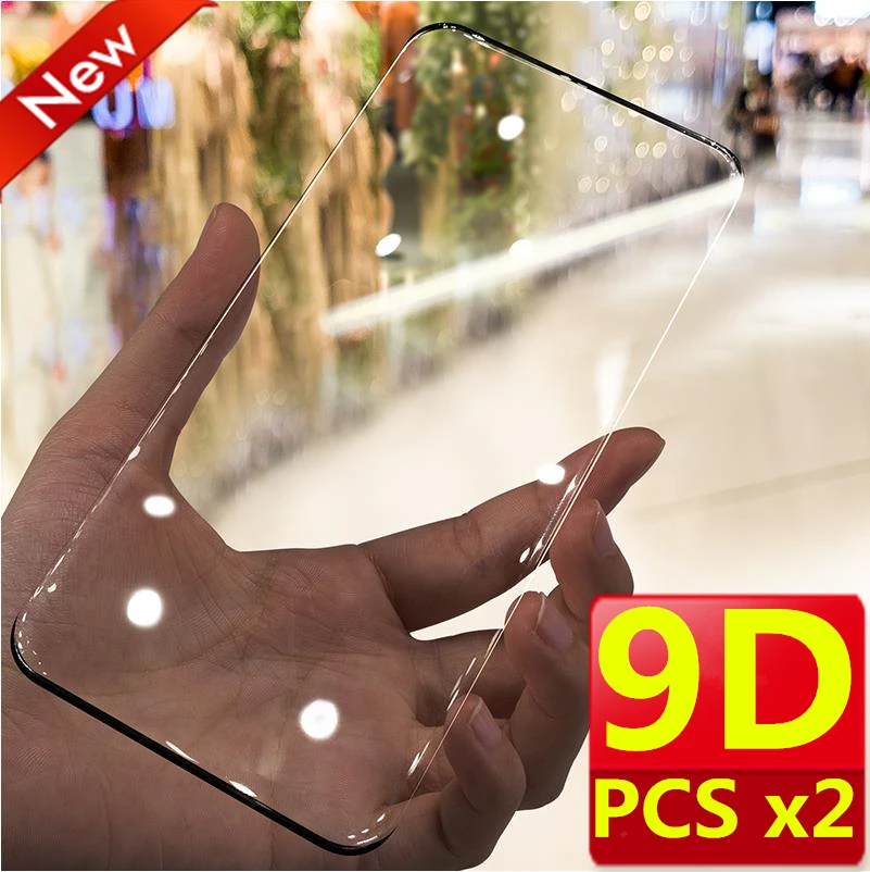 

Full Cover Tempered Glass on the For Huawei Honor V8 V10 V9 Play V20 Screen Protector For Honor 8A 8C 8x Max 8s Protective Film