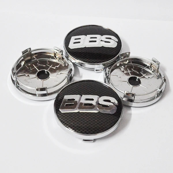 4PCS alloy carbon frber for BBS Wheel Center Hub Caps centre hubcap for