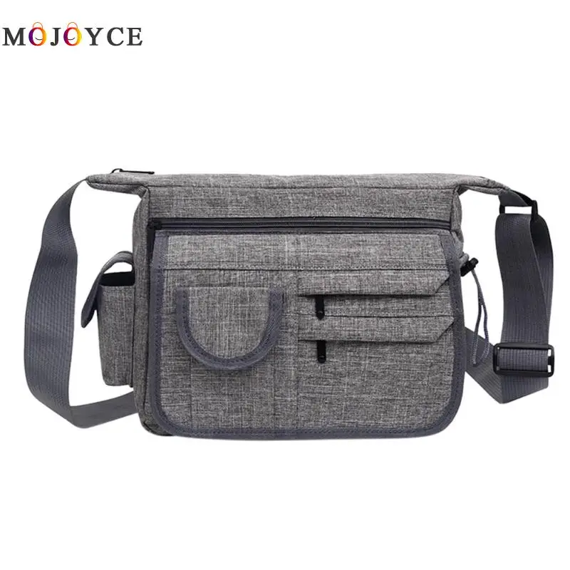 

Casual Travel Bag Men Teenager Multi Pockets Male Messenger Bag Nylon Sling Shoulder Bag Bolsa Masculina