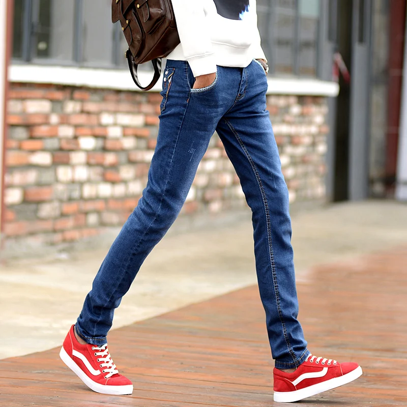 Мужские повседневные джинсы 2019 модные тонкие женские джинсы|men casual jeans|casual jeansfashion