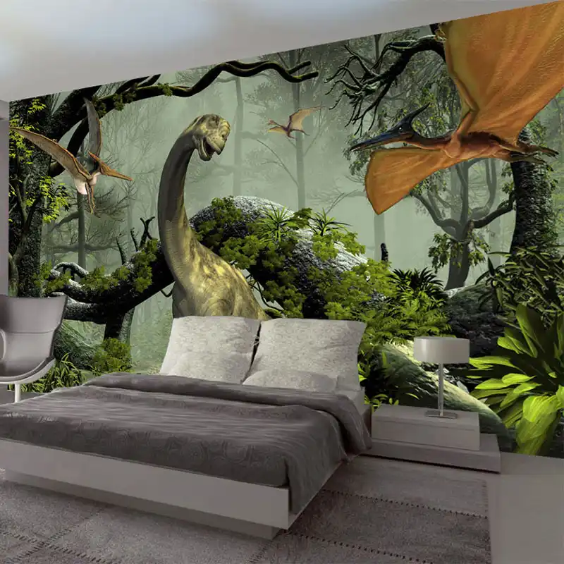kids dinosaur bedroom