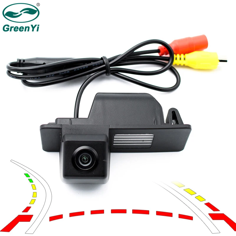 

GreenYi Car Rear View Reverse Backup Camera for FORD Focus Hatchback (2/2c) S-MaX smax Mondeo Fiesta CHIA-X Trajectory