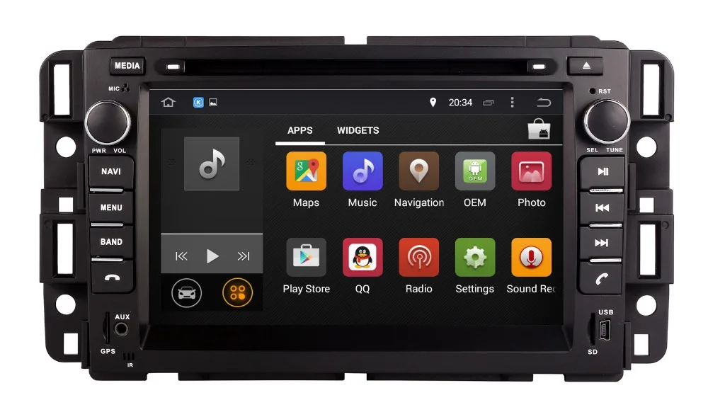 Sale 7" Android Car DVD Player,BT GPS WIFI Canbus,Audio Radio Stereo,Car multimedia for GMC Yukon/Tahoe 2007 2008 2009 2010 2011 2012 0