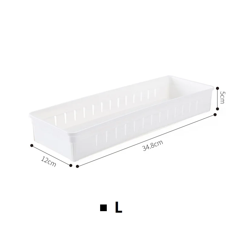 Высокое качество, регулируемый органайзер для дома, выдвижного ящика, для хранения, для кухни, разделительная коробка для шкафа, для дома, DIY, сетка, Настольная коробка для хранения - Цвет: L