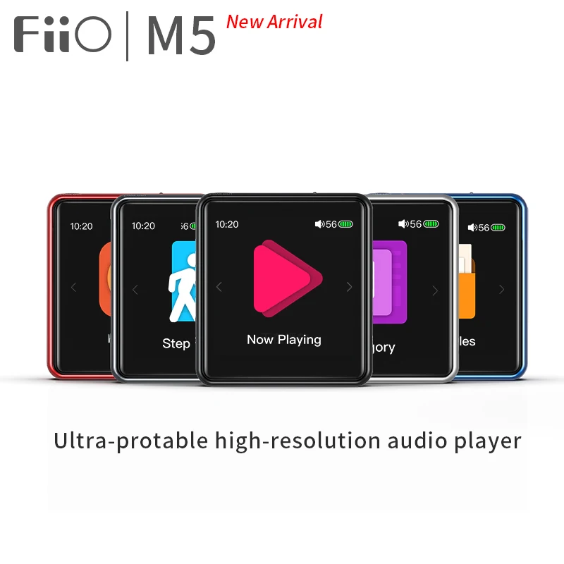 Музыкальный плеер FiiO M5 AK4377 32 бит/384 кГц DAC Hi Res Bluetooth сенсорный экран MP3 с поддержкой