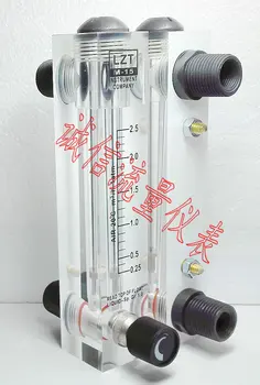 

LZT-15T adjustable panel gas flowmeter 0.25-2.5 cubic air flowmeter water flow meter