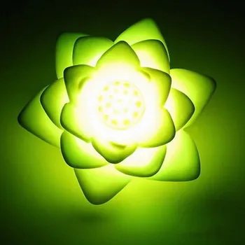 

Romantic Lotus Flower Night Light Color Changing Lotus Flower LED Night Light Romantic Love Mood Lamp Decoration Free Shipping