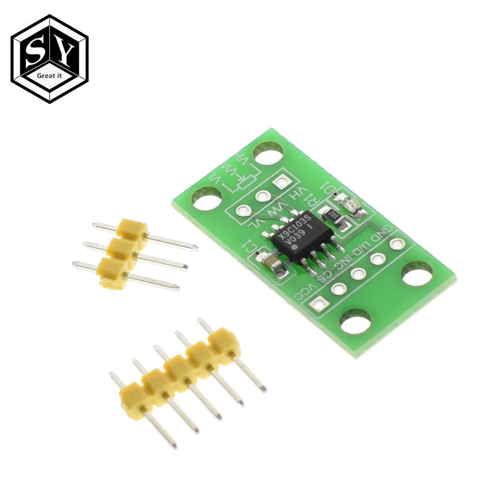 

PCS Great IT X9C103S Digital Potentiometer Board Module DC3V-5V for Arduino
