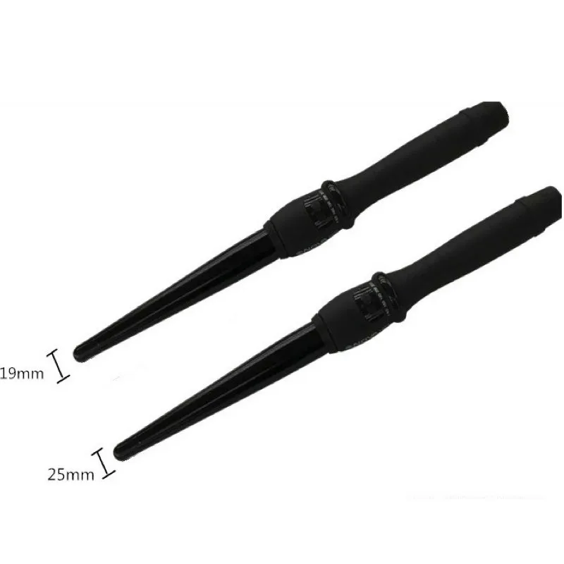 19mm-32mm Electric Hair Styler Ceramic Tapered Cone Curling Iron Tongs Wand Roller DIY Wavy Hair styling tools 1