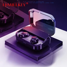 TWS 5,0 бизнес Bluetooth наушники беспроводной 3D комплект стереонаушников и банк питания с микрофоном громкой связи звонки YZ207