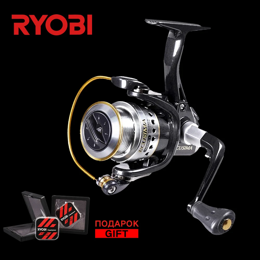 Спиннинговая катушка RYOBI ECUSIMA 1000 8000 рыболовное колесо с морской мощностью 5BB 5 1: 1