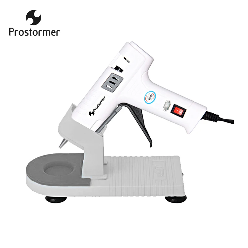 

PROSTORMER 40W hot melt glue gun glue stick industrial mini gun professional base hot temperature tool bracket 7mm set