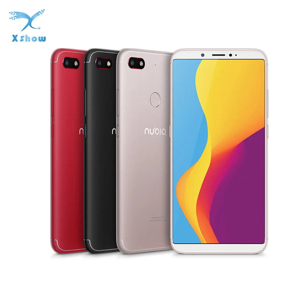 Мобильный телефон Nubia V18 6,01 дюймов 4G 64G 4000 мАч камера 13 МП+ 8 Мп 2160X1080 восьмиядерный смартфон Snapdragon 625 с отпечатком пальца