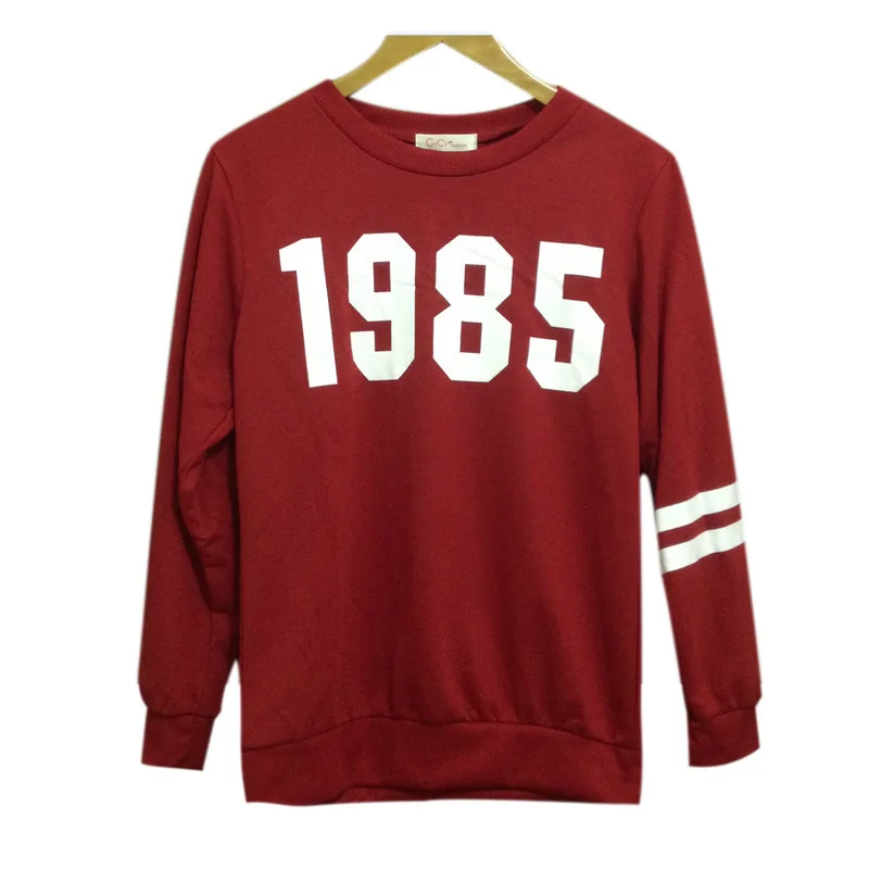 DevenGee Autumn Winter Fleece Harajuku Solid Pullover Tops