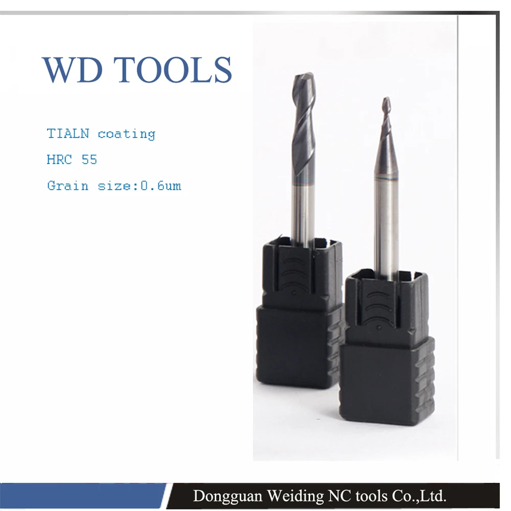 

18.0X100LX18D 2F 0.2mm Micro Grain Tungsten Carbide Square End Mill 2 flutes HRC55 CNC Milling Cutters Router Bits
