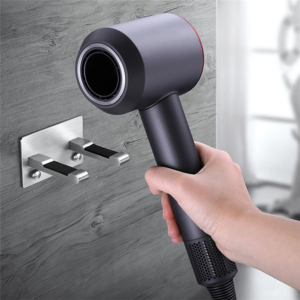 Настенный держатель, кронштейн для Dyson Supersonic, держатель, подставка для фена, заглушка из нержавеющей стали, круглый держатель для Dyson, для сухих волос