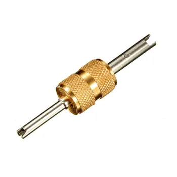 

Dewtreetali Brand new and high quality 2 Sides Universal Valve Core Installer Remover Tool R12 R22 R134 Random Color
