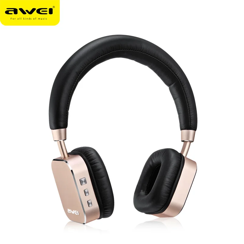 

DRXENN Awei A900BL Wireless Bluetooth Headphone Noise Cancelling Stereo Earphone With Microphone Headset Headphones