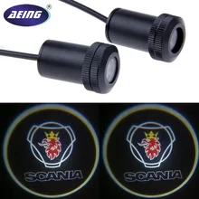 AEING 2* Ghost Shadow логотип Добро пожаловать автомобильная светодиодная подсветка двери лазер любезно слайд проектор логотип эмблема светильник для Tamiya Scania