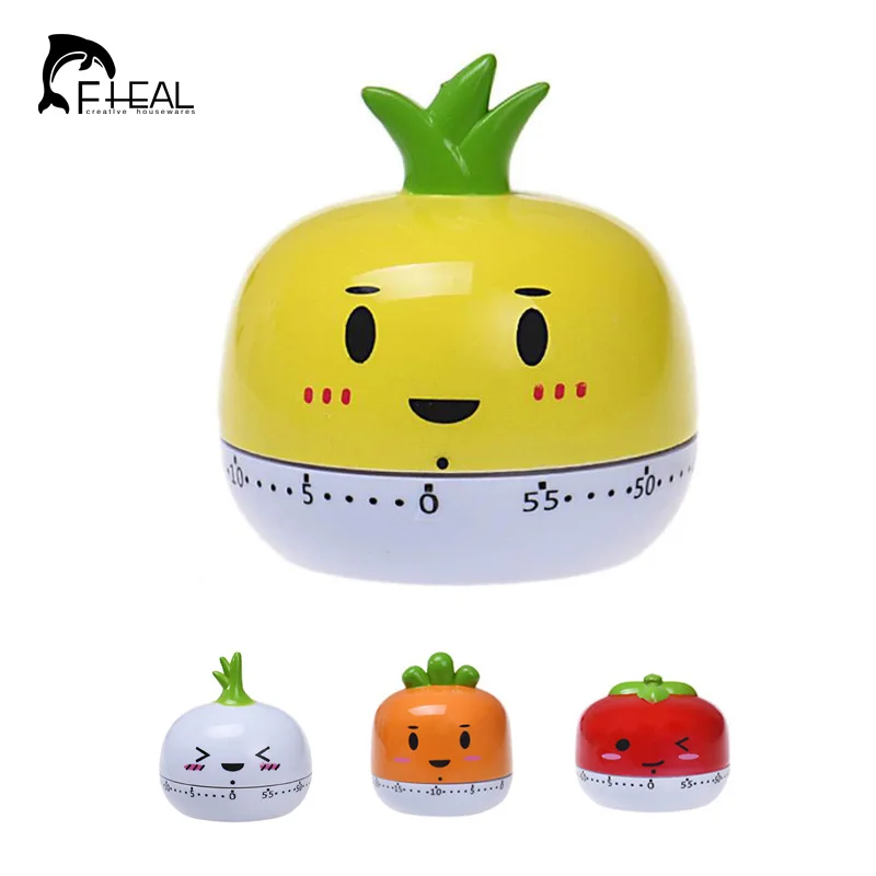 Cute Cartoon Fruit Model Time font b Calculate b font Tools Mini Kitchen Cooking Timer 60