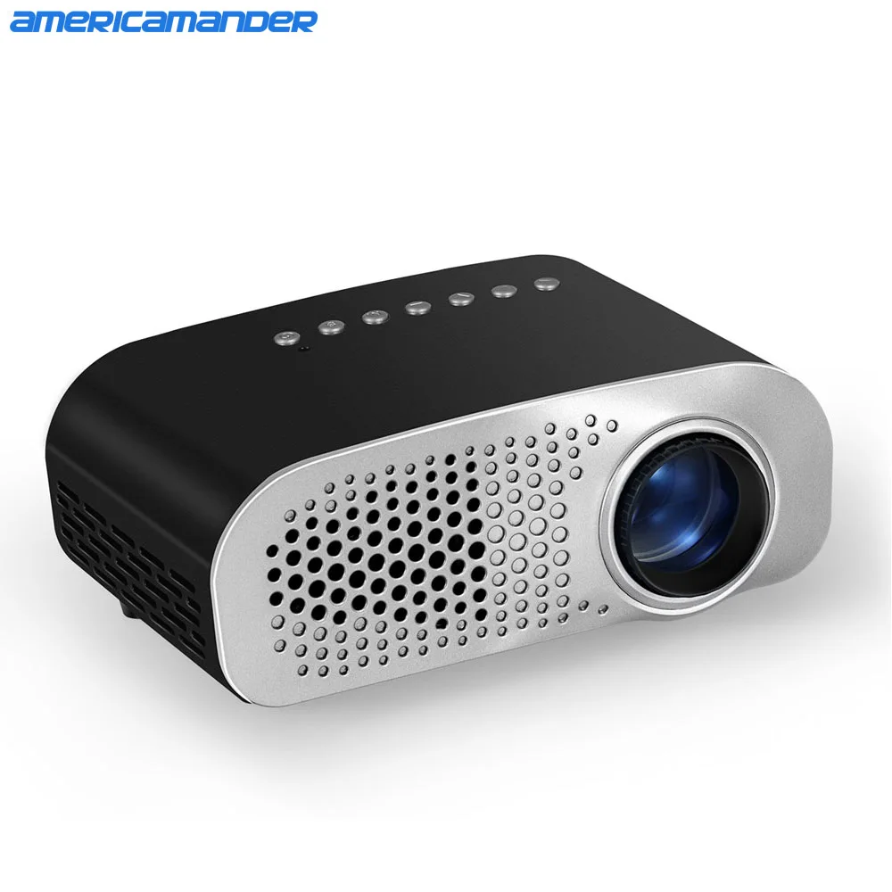 1080P Mini 3D Projector Multimedia LED Home Education Cinema Video AV TV VGA HDMI USB Free Shipping for Russia Brazil | Электроника