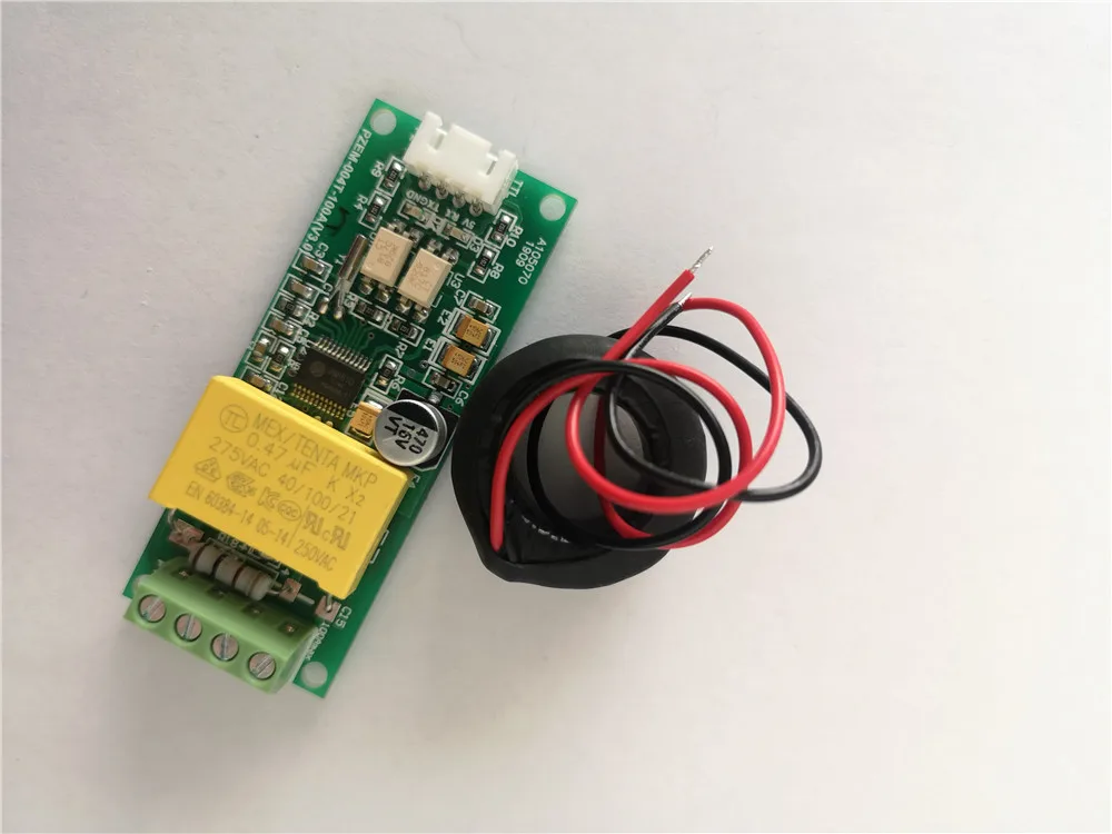 

Upgraded Version PZEM-004T Digital AC Meter Ammeter TTL Current Power Factor Frequency Tester Module With Coil 100A 80-260V