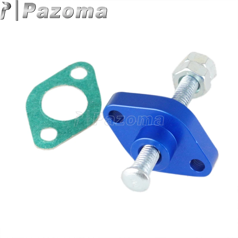 Câmera de Reembolso Manual de Alumínio Tensor de Corrente de Sincronização para Honda Azul Road Suzuki dr 250 650s - se Drz 400 Rmx 450 Rmz Off Crf 10 off road, tensor de corrente de sincronização