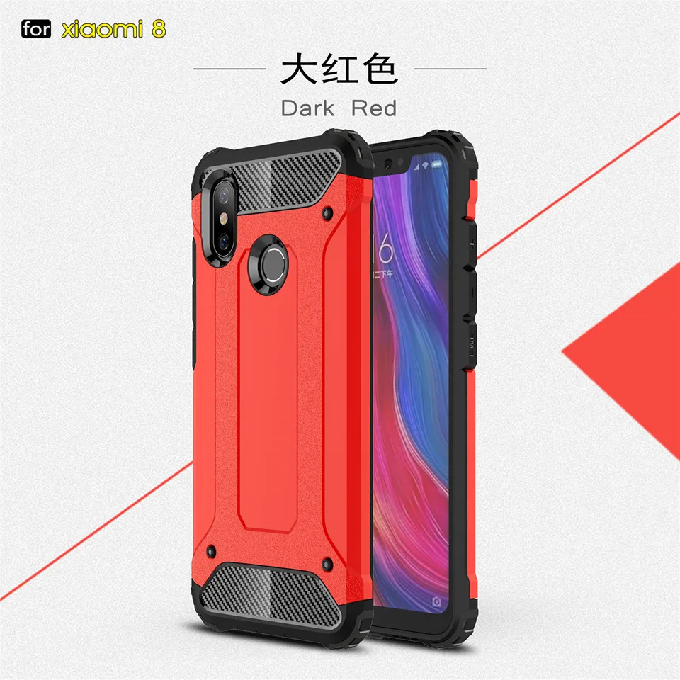 MLLSE Strong Hybrid Tough Shockproof Armor Phone Back Case For Xiaomi Mi8 SE Mix2S Mi5X 6X Redmi 5A Note 5A Rugged Impact Cover (16)