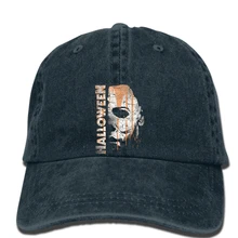 Хип-хоп бейсбольные кепки Винтаж s Хэллоуин маска «Майкл Майерс» и капельница шляпа страшный фильм ужас шапка с принтом крутой хипстер s