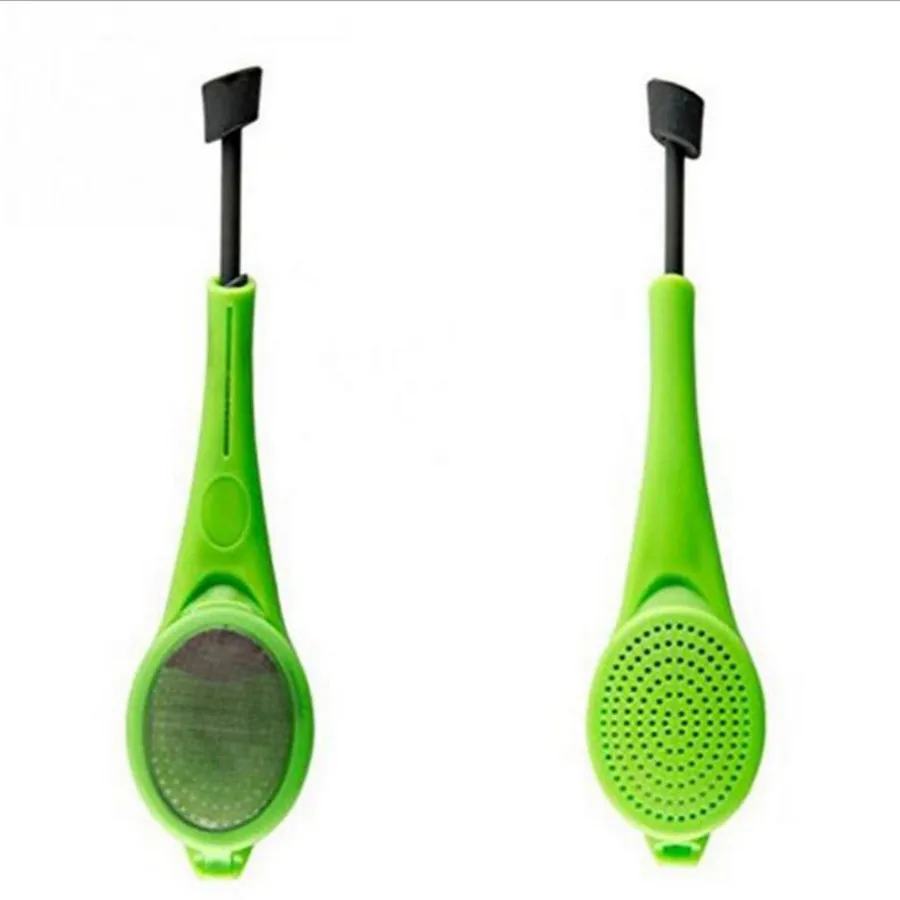 

New Tea Infuser Built-in plunger Healthy Flavor Reusable Tea bags Plastic Tea&Coffee Strainer Measure Swirl Steep Stir And Press