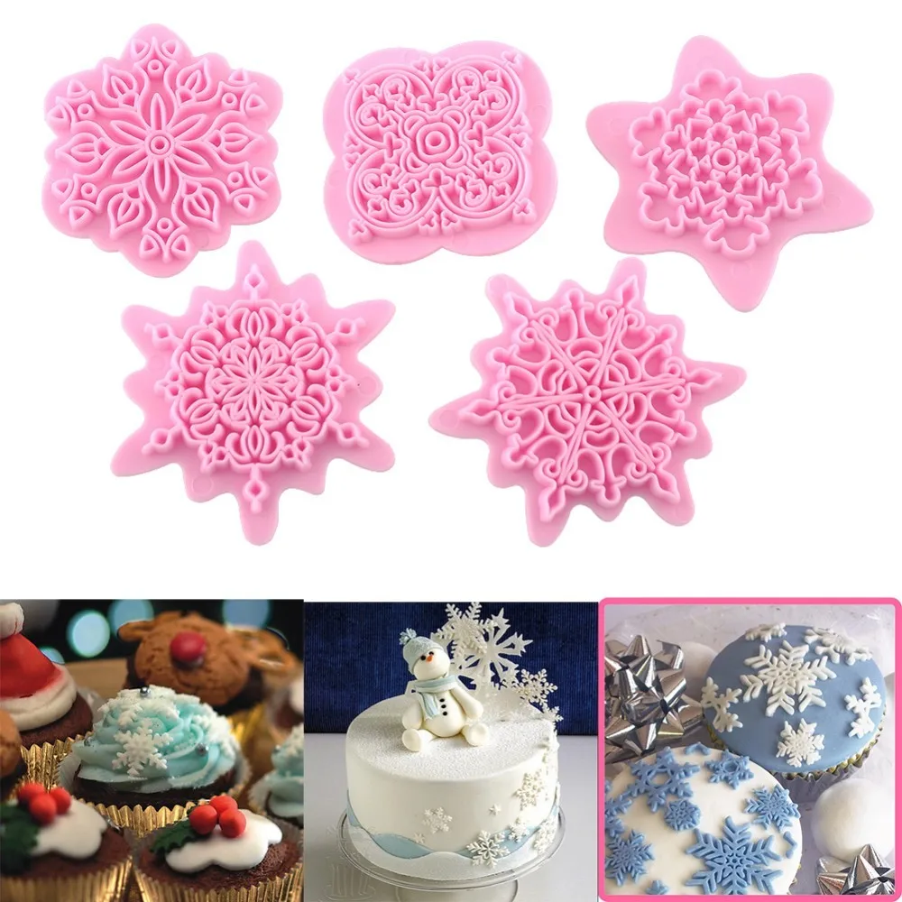 Opera Cake Fondant Flower Print Modeling 5 Models Printing Die Cake