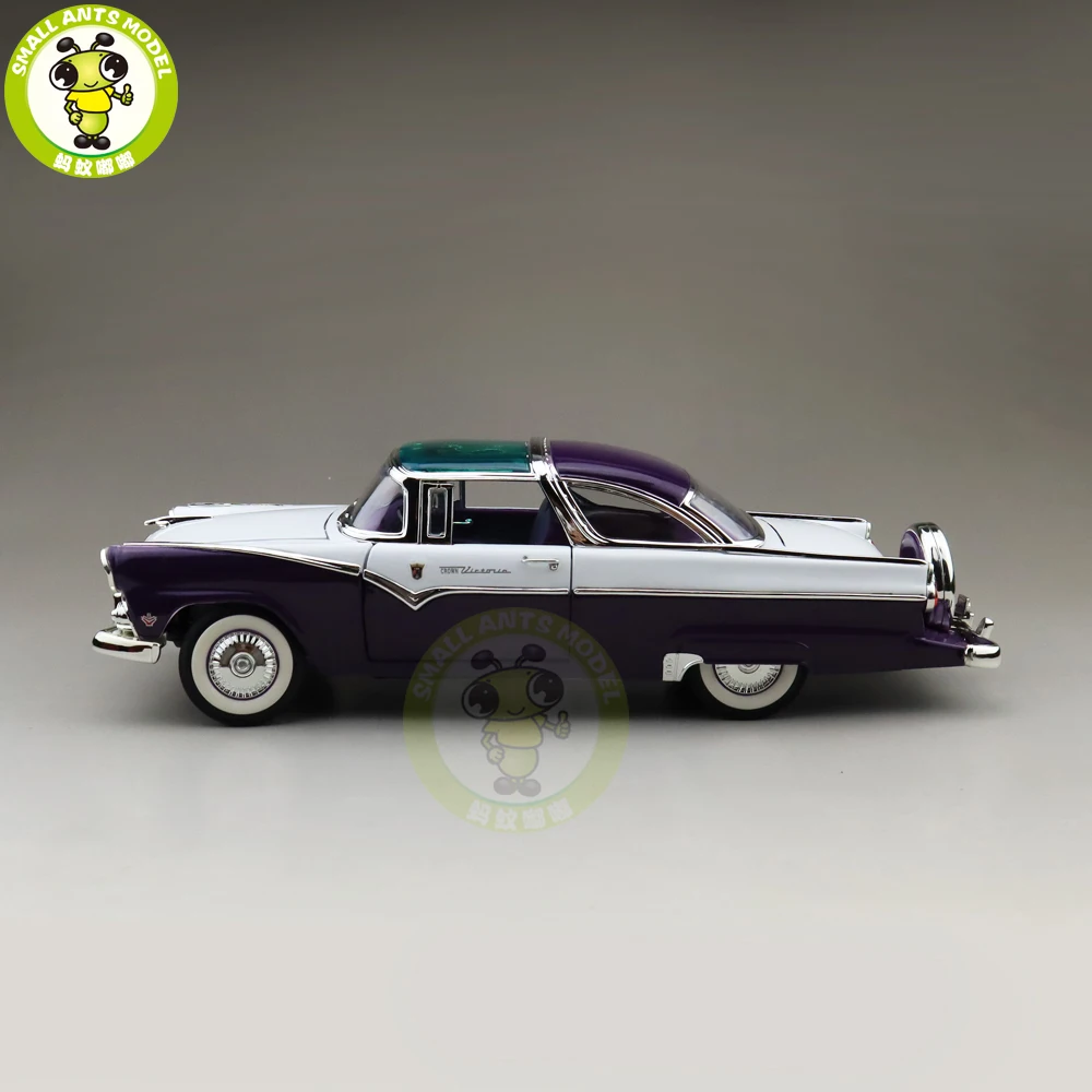 1/18 1955 Ford Crown Victoria Road Фирменная литая модель автомобиля игрушки для мальчиков и девочек подарок