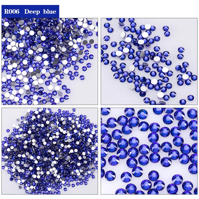 Crystal Flat Back Rhinestones (8)