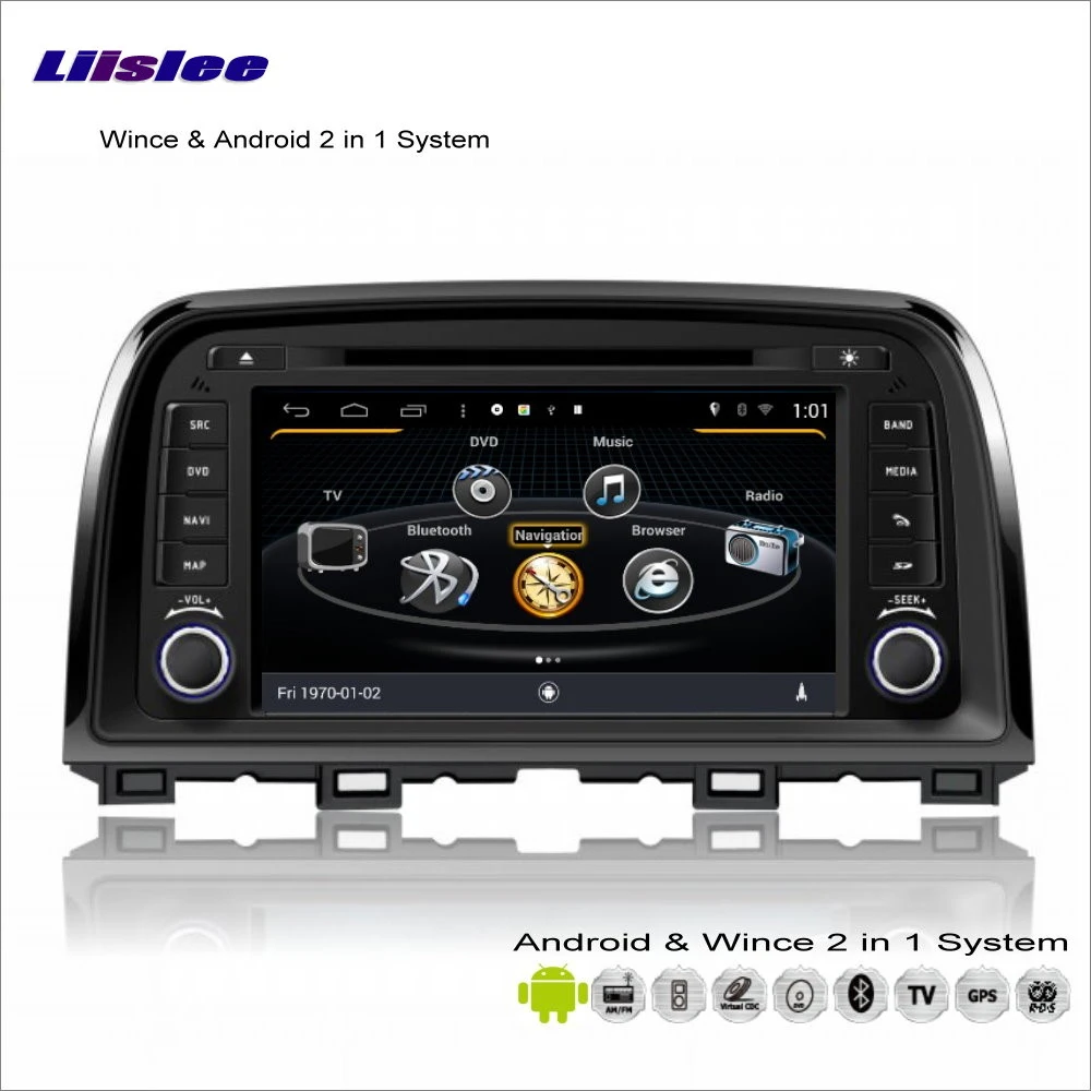 Top Liislee Car Android Multimedia For Mazda 6 CX5 CX 5 CX-5 2012~2014 Radio DVD Player GPS Navi Map Navigation Video Stereo System 2