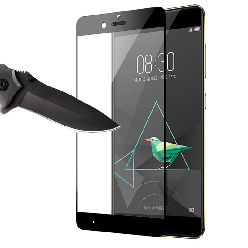 3D закаленное стекло для ZTE Nubia Z17 mini полное покрытие экрана Взрывозащищенная
