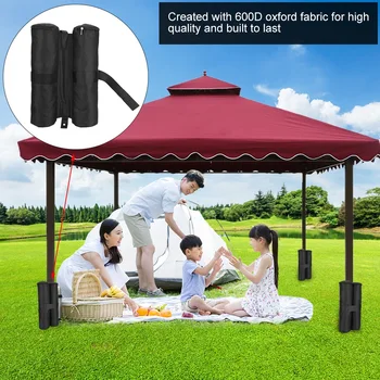 

Outdoor Camping Tent Sand Bag Sunshade Canopy Leg Weight Gazebo Oxford Windproof Fixing Sandbag Outdoor Tents Accessories