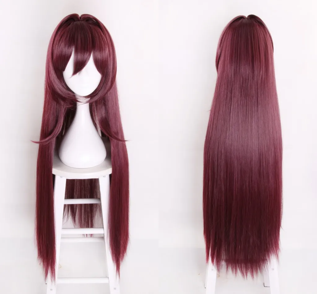 

Shumeier Lancer Scathach Cosplay Wig Fate/Grand Order Costume Play Wigs Halloween Costumes Hair +One Cap