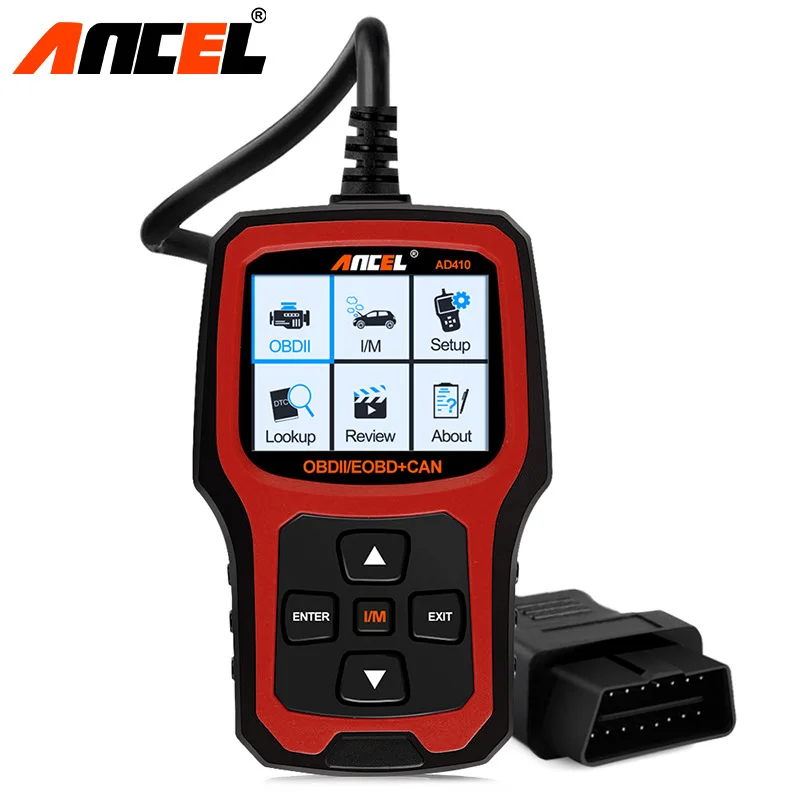 Ancel OBD2 AD410 Car Engine Analyzer Code Reader OBD2 Automotive Scanner ODB2 EOBD Scan Tool Free upgrade Auto Diagnostic Tool opel tech 2 com obd2 eobd auto diagnostic tool