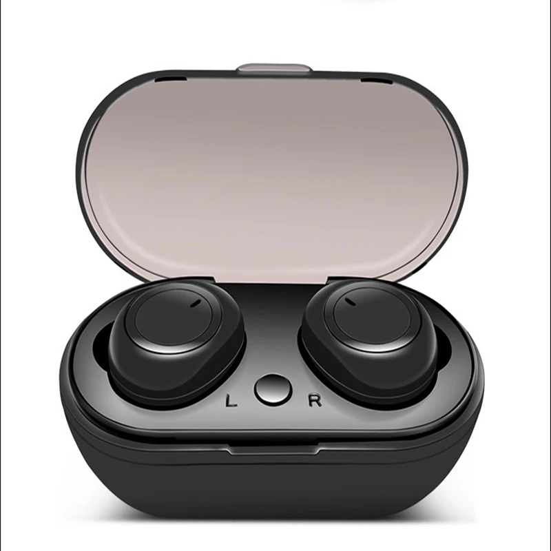 

H12T Bluetooth 5.0 Earphones True Wireless In-Ear Mini Earbuds Sport Waterproof Music Fashion Headsets with Charging Box