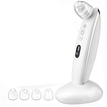 Средство для удаления черных точек лица, вакуумная маска для носа против черных точек, присоска, Электрический очиститель, инструмент для удаления экстрактора, Перезаряжаемый USB