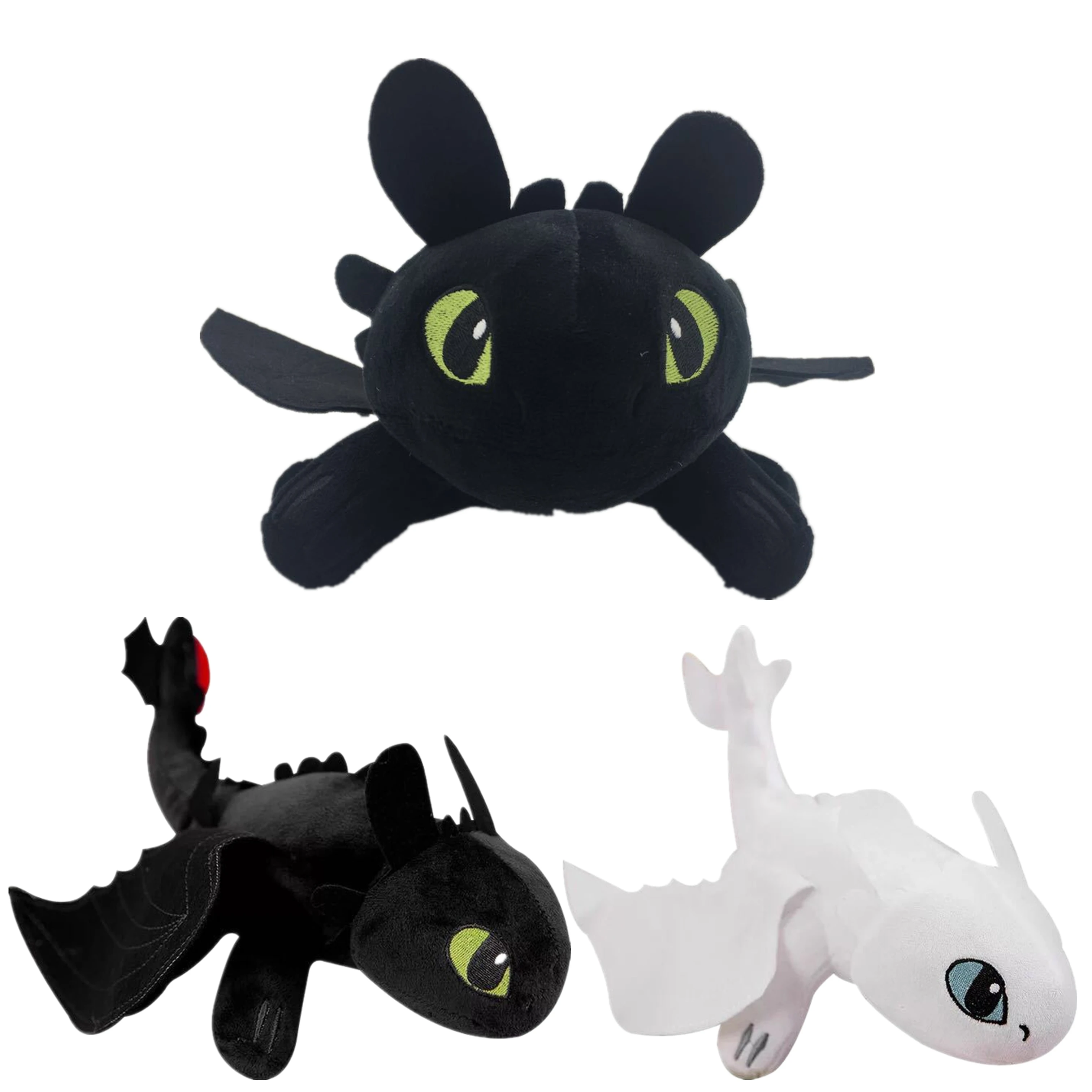 

25cm-30cm Toothless Night Fury Plush How To Train Your Dragon plush toy doll