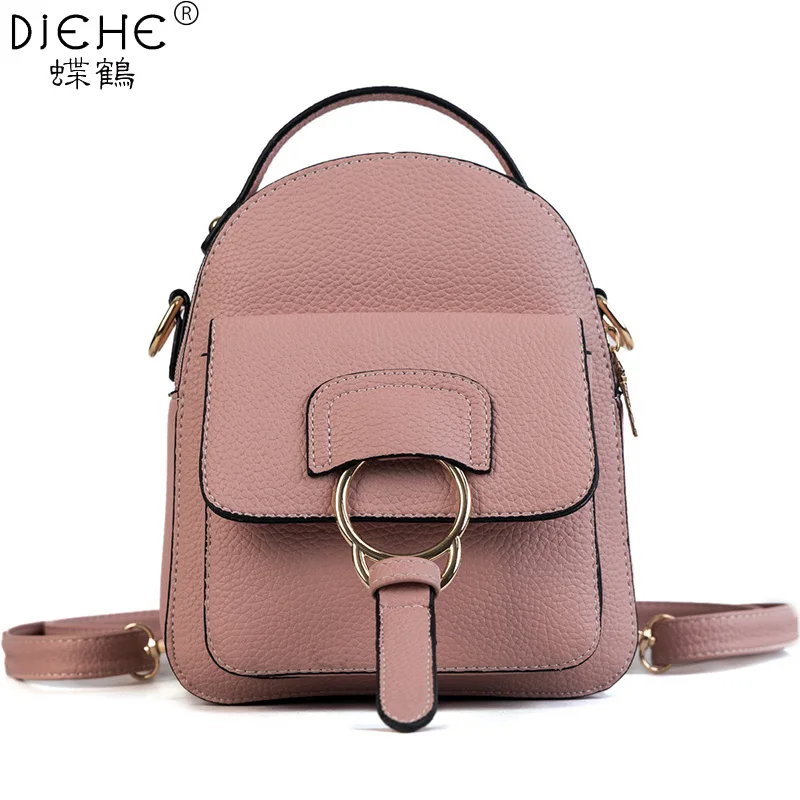 

Women Small Backpack New Fashion Mini Backpacks Casual PU Leather Ladies Rucksack for Teenage Girls School backpack shoulder bag