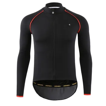 

DONEN Cycling Windproof Jacket Coat Keep Warm Bike Cycling Spring Autumn Winter Black soft shell Thickening Men Cycling Jackets