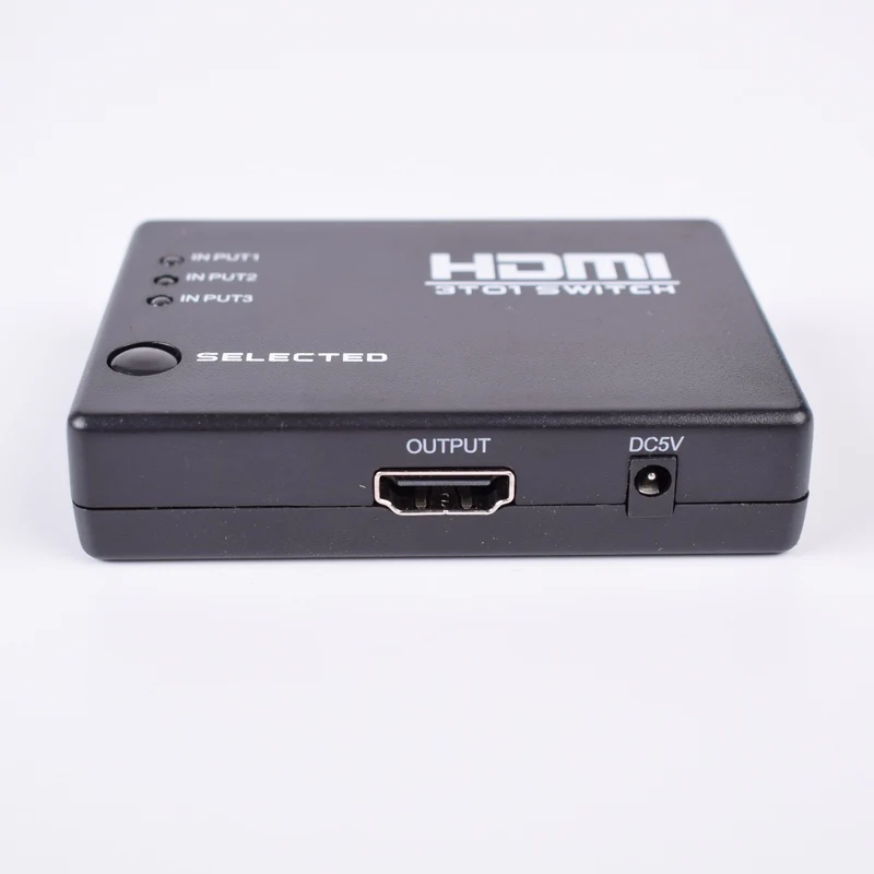 HDMI splitter с пультом дистанционного управления Мощность питания 3 способа порт вход