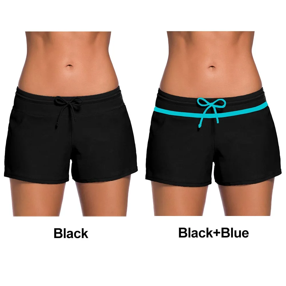 Спортивные пляжные штаны Летние Шорты для купания Drawstring женщин шорты Детская