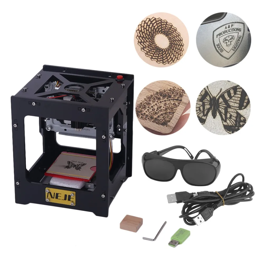 

Professional CNC Engraving Machine 1000mW Automatic DIY Print Laser Engraver Machine with Off-line Operation