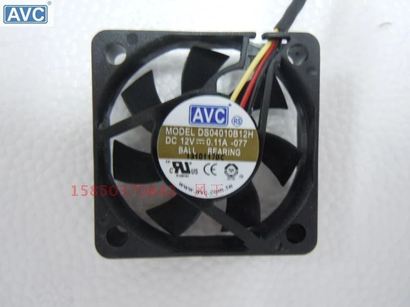 Вентилятор охлаждения для AVC DS04010B12H 4 см 40 мм 40*40*10 4010 12 В 0 11a 3 линии 5000 об/мин мини