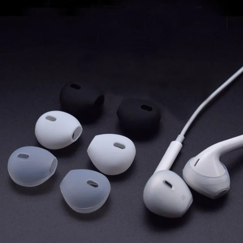 Силиконовые наушники-вкладыши, чехол для Apple iphone X, 8, 7, 6 Plus, 5 SE, Earpods Airpods, наушники-вкладыши, колпачки для ушей